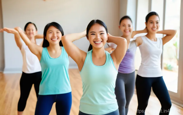 필라테스 강사 취업 성공 팁 - **Engaging Online Content Creator:** A vibrant Vietnamese female Pilates instructor in her late 20s,...